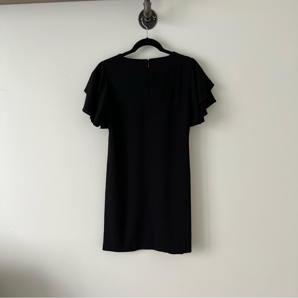 Little Black Dress flutter sleeves beautiful, size 4.